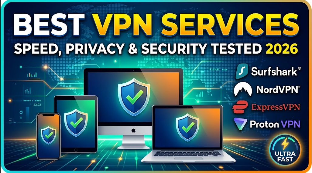 Best VPN Services 2026: Speed, Privacy & Security Tested
